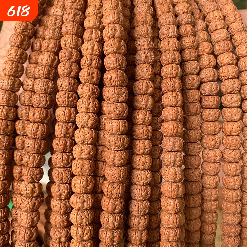 龙切藏式老树王小金刚108颗菩提子手串药片满肉梅花双龙文玩佛珠