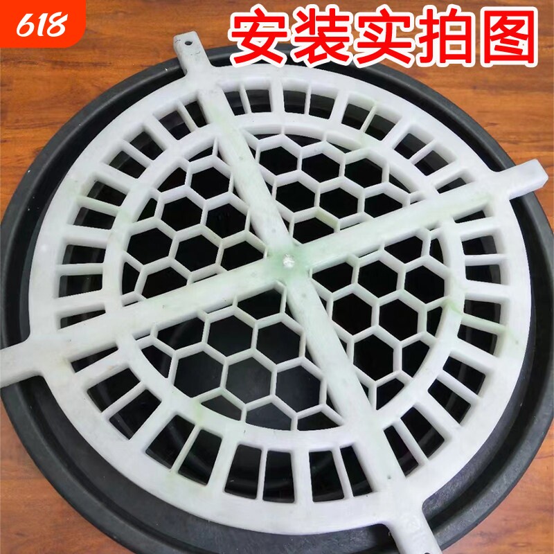 雨水口截污挂篮方形PP塑料过滤框防堵截污篮下水道井盖排水截污框