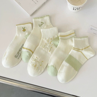 5双装 学院风袜子女短袜运动潮袜ins 起多规格