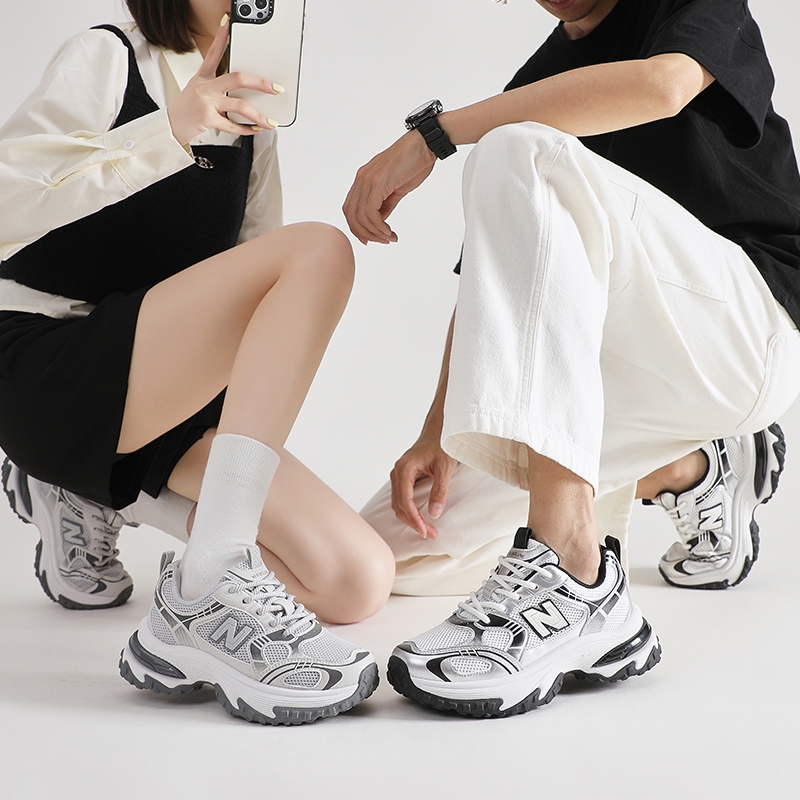 NEW BOLUNE/新百伦网红同款透气老爹鞋夏季新款男女通穿跑鞋1819