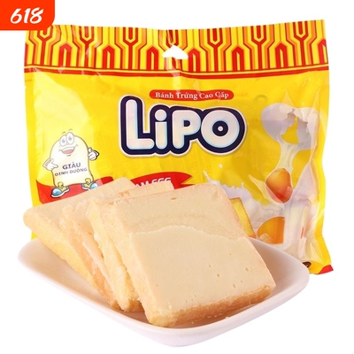 越南进口Lipo原味面包干
