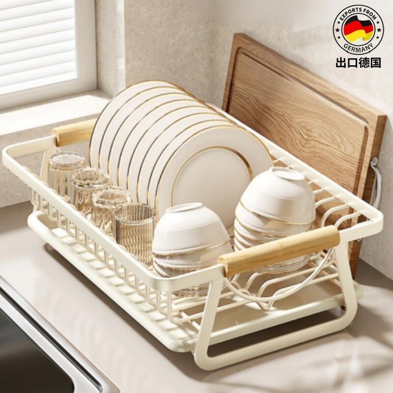 不锈钢厨房碗碟收纳架台面碗架碗盘筷子沥水架收纳筐水槽置物水杯