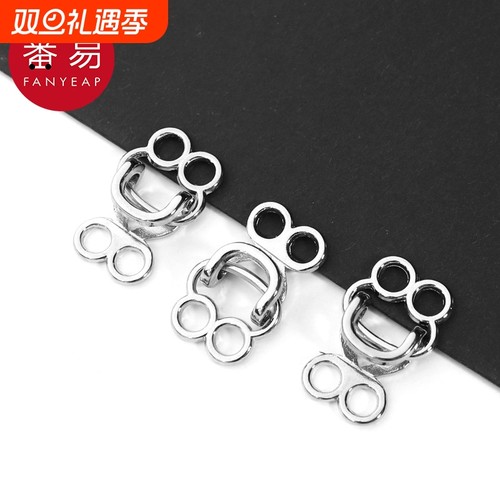 暗扣AB1sn0-大衣挂钩扣金属扣领钩风纪扣子母扣搭扣配件防