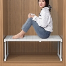 衣柜分层隔板收纳神器柜子厨柜内置物架整理板可移动储物伸缩厨房