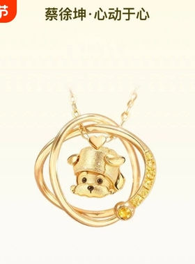 蔡徐坤音乐徽章实体项链