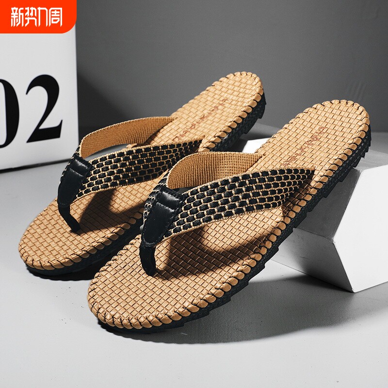 海峡虎人字拖男夏季防滑耐磨凉拖鞋外穿户外沙滩鞋休闲夹脚拖鞋男