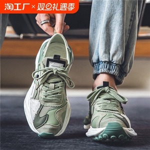 男鞋2024新款冬季小众运动鞋青少年潮流百搭休闲潮鞋男款防滑耐磨