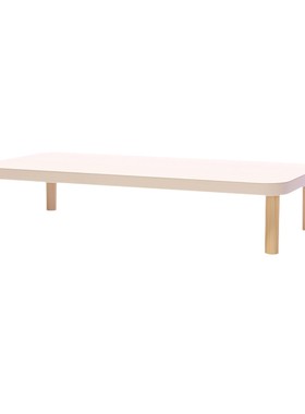 暖白色电脑显示器增高架长60cm宽20cm高11cm