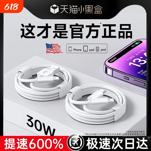 适用苹果数据线充电线listing
