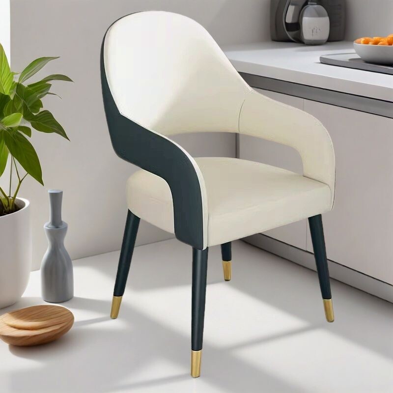 轻奢椅家用餐椅客厅北欧网红靠背椅现代洽谈椅简约酒店餐厅靠背凳