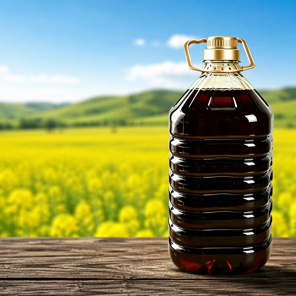 菜籽油纯正纯香压榨家用食用油大桶5L/小桶2.5L二级浓香小榨物理
