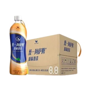 统一阿萨姆500ml 原味奶茶一整箱 15瓶经典