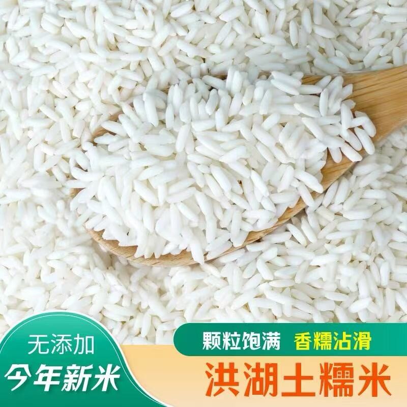 长粒糯米新糯米白江米包粽子糍粑大米汤圆酿酒杂粮泰东北饭团散装