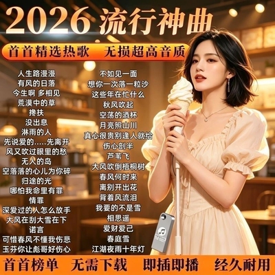 2026全新车载音乐u盘音质优盘