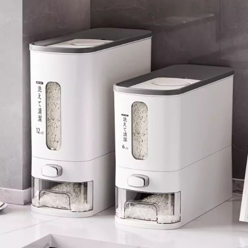 米桶家用防虫防潮密封食品级面桶米面储存容器高端按压米缸大米