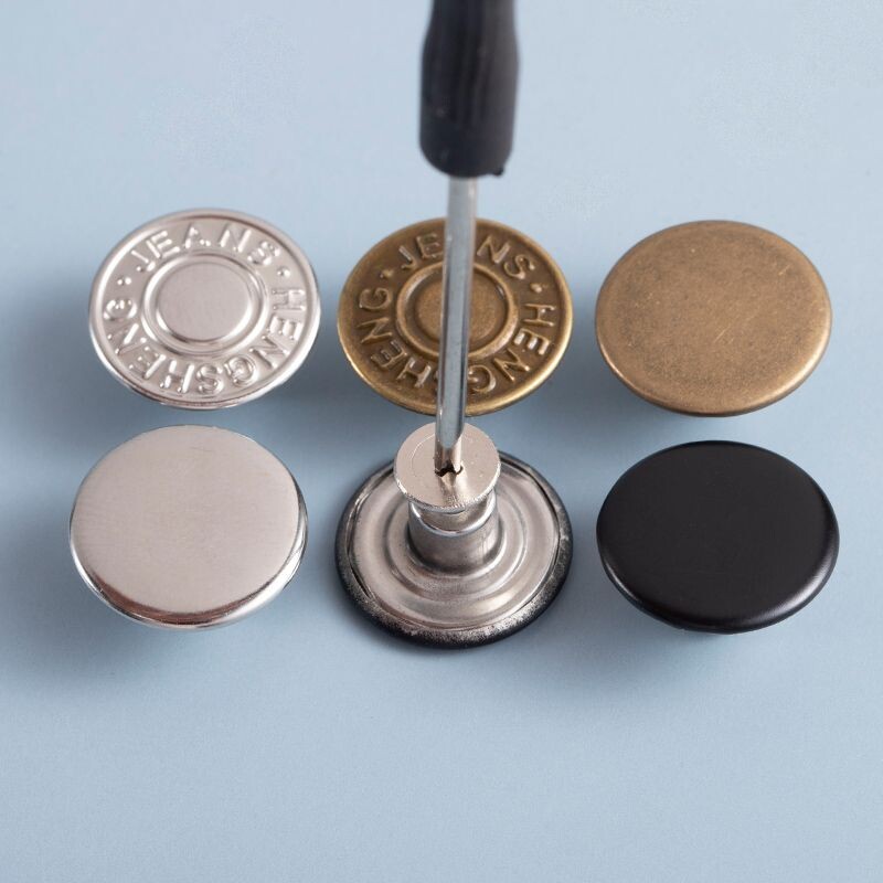 牛仔裤扣子免打孔可调节拆卸改腰围大小固定神器免缝免钉收腰纽扣