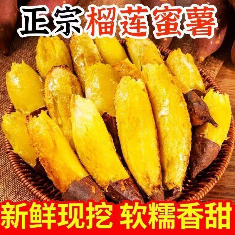 榴莲正宗蜜薯现挖高山红薯新鲜地瓜番薯黄心甜糯烧烤红心软糯甜蜜