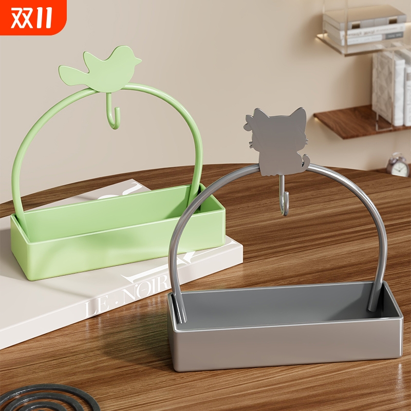 蚊香架创意铁艺支架接灰盘