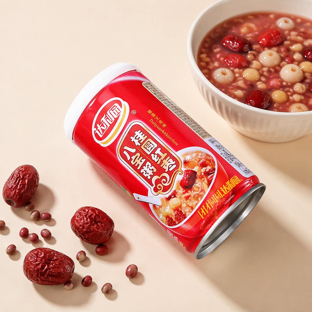 达利园360g桂圆红枣八宝粥礼盒装早餐粥开罐即食健康送礼绿豆罐装