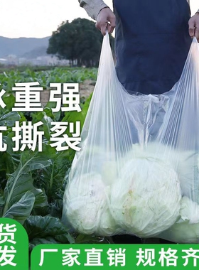 塑料袋加厚特大号白色透明水果蔬菜搬家棉被打包购物袋手提背心袋