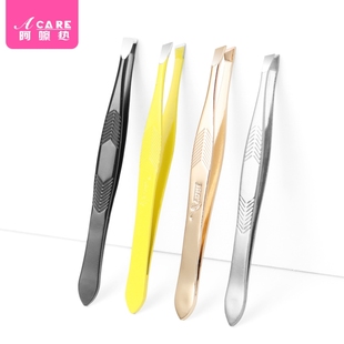 J2眉夹E2Apl000 拔胡子用钳子夹白发镊子修眉毛夹斜口眉夹拔胡须