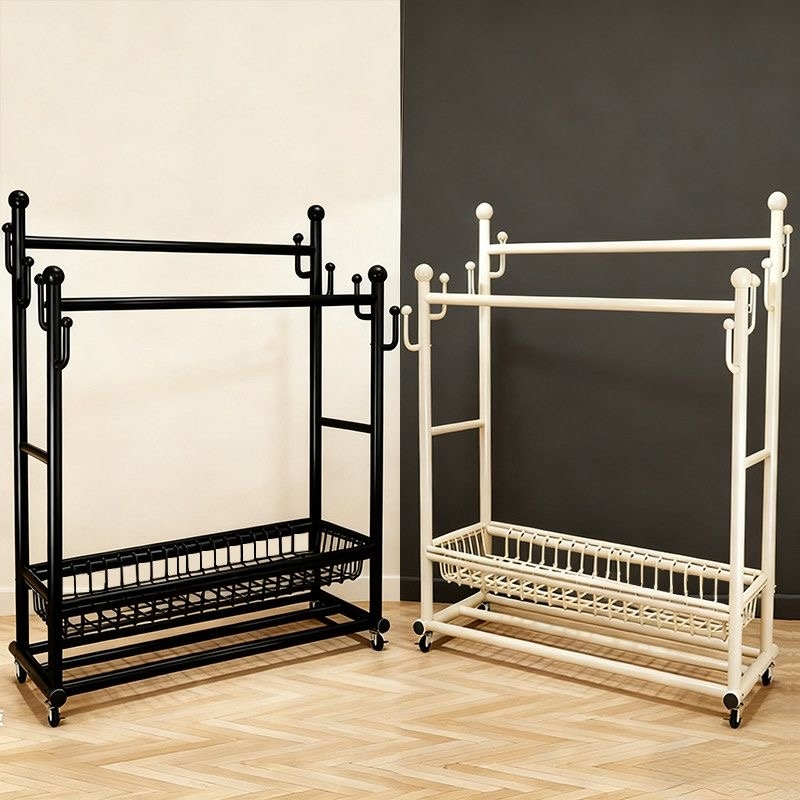 【多功能衣帽架】置物晾晒一体