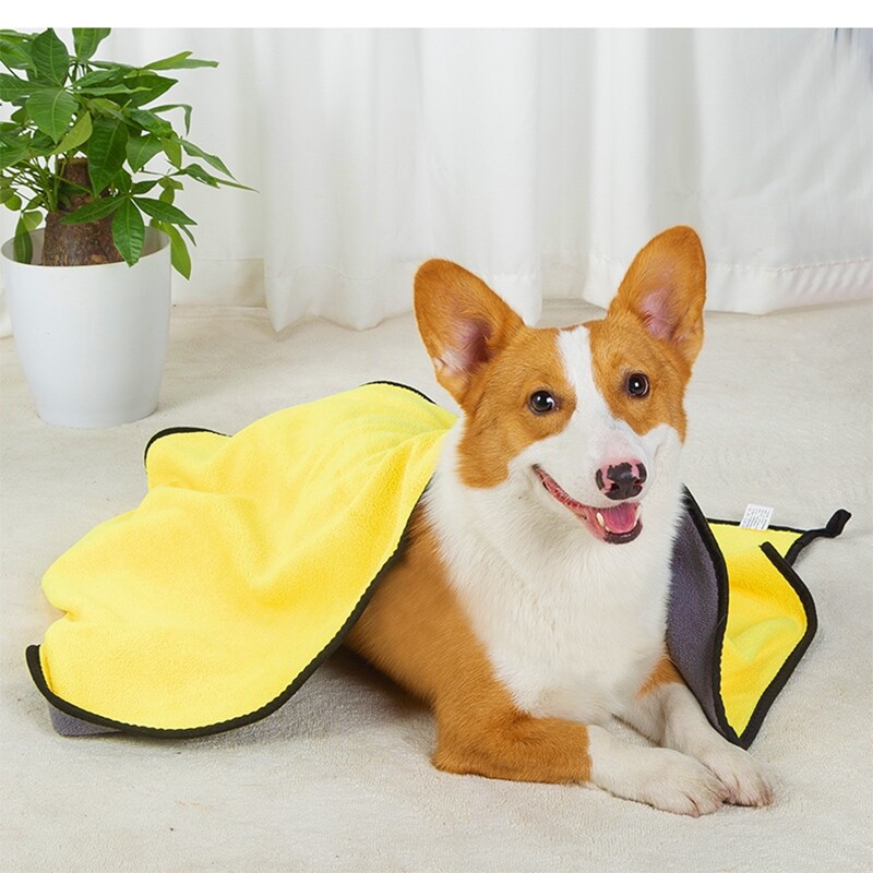 宠物吸水毛巾加厚速干不粘毛用品狗狗猫咪专用洗澡毛巾宠物专用品