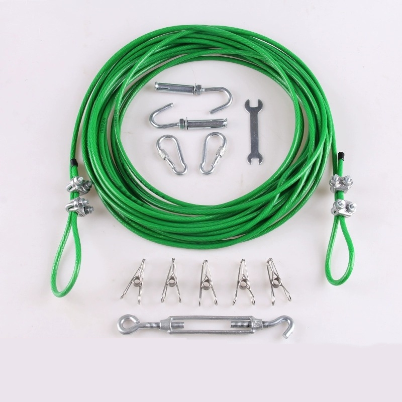 室外包塑晾衣绳户外晒被绳