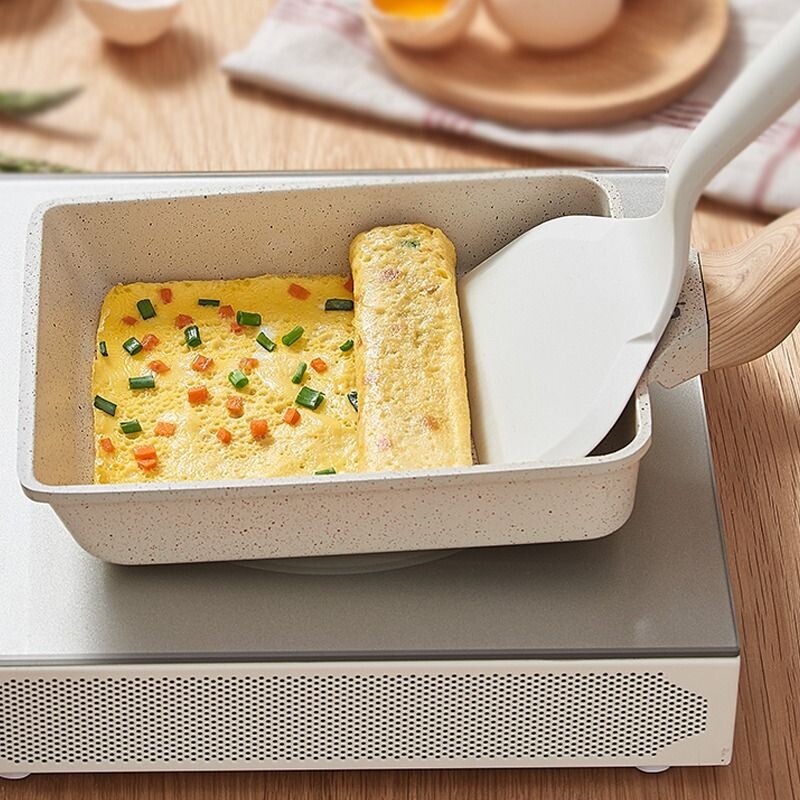 玉子烧方形煎锅厚蛋烧家用平底锅不粘日式麦饭石煎蛋神器早餐鸡蛋