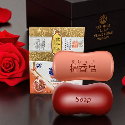 红石榴+檀香皂 肥皂香皂清洁洗脸皂洗澡洗手身体男女沐浴控油抑菌