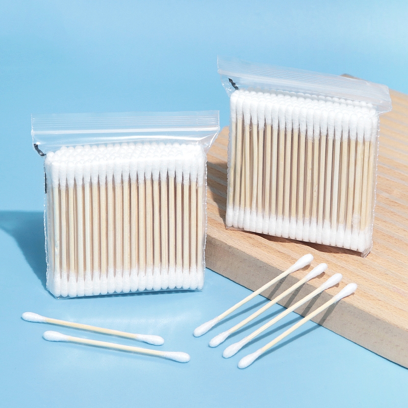 《棉签/日用/袋装AA1sn0-双圆头掏耳棉签化妆卸妆用卫生清洁棒