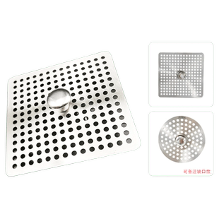 304不锈钢地漏盖圆形下水道方形过滤网盖子漏水浴室神器头发堵塞