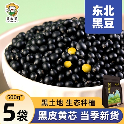 东北黑豆5斤打豆浆专用发泡豆芽