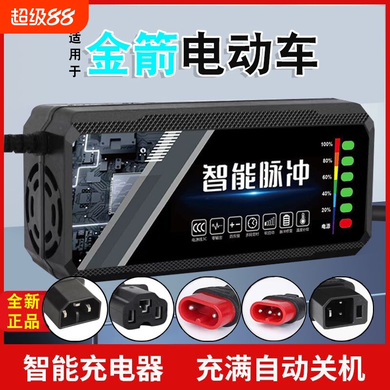 适用金箭电动车电瓶充电器48V12AH60V20AH72V30A新国标石墨烯脉冲