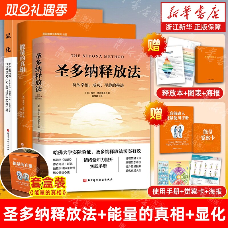 任选】能量的真相/圣多纳释放法 关于生命能量运作和提升的底层逻辑 秘密 力量 提升觉知力 高敏感能量使用手册 平衡操 能量觉察书