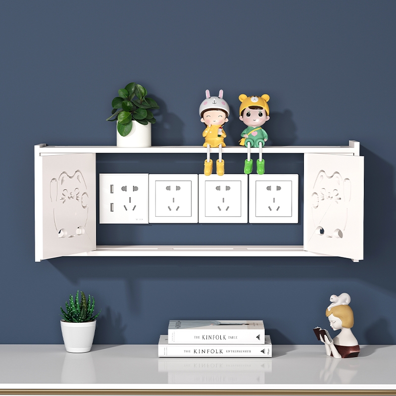 插座遮挡柜客厅壁挂装饰神器