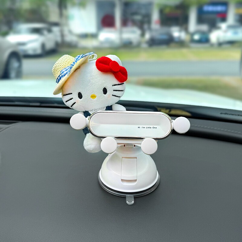 2026汽车车载手机支架导航专用支撑架新款可爱中控台仪表台摆件女