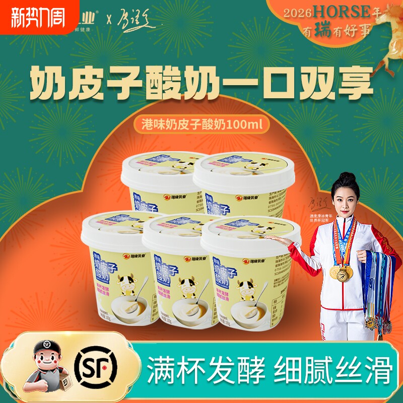 瑞康奶皮子酸奶特产旗舰店网红美食小吃顺丰包邮芝士固体原味饮料