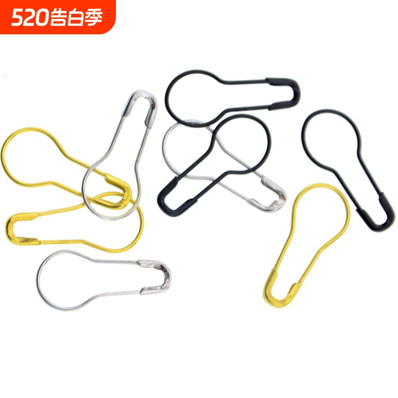 葫芦别针服装吊牌挂件扣针安全小号标签锁针黑色金属胸针固定衣服