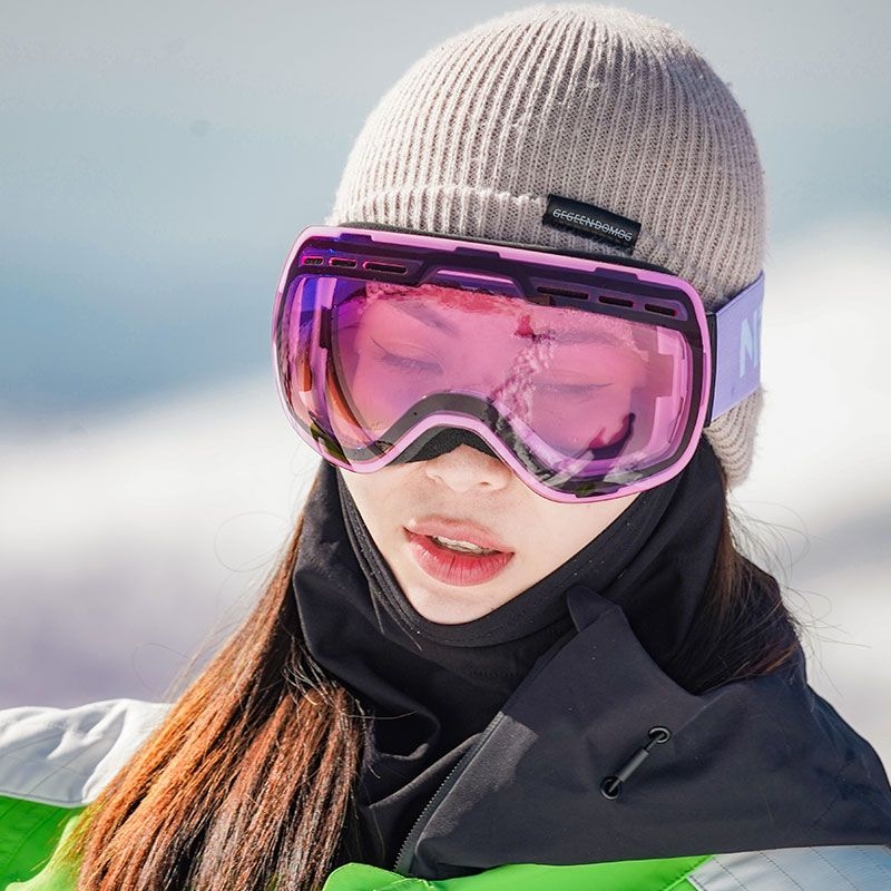 陌族滑雪登山护目镜男女同款骑摩防风防眩光眼镜户外运动雪地墨镜
