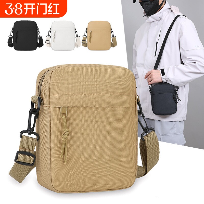 男包休闲单肩包斜跨包轻便手机包袋单肩迷你小方包斜挎实用多功能