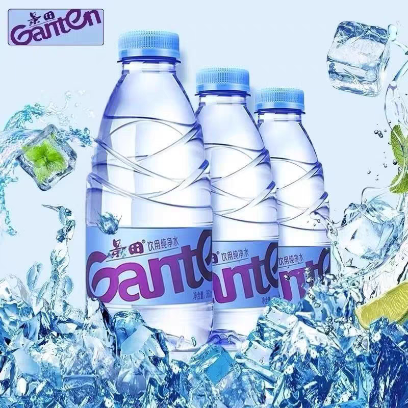 景田饮用纯净水360ml*24瓶家庭办公煲汤商用矿泉水一瓶箱装饮料图片