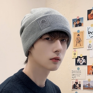 帽子男士冬季加绒加厚针织帽男款大头围男生保暖女秋冬款显脸小