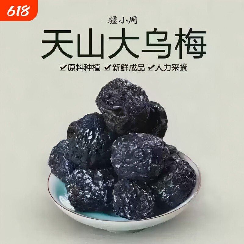 正宗天山大乌梅新疆特产果脯新鲜蜜饯乌梅干500g休闲零食乌梅青梅