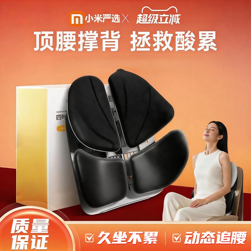 人体工学腰靠靠垫办公室护腰久坐神器靠背垫腰垫座椅腰托坐垫坐姿
