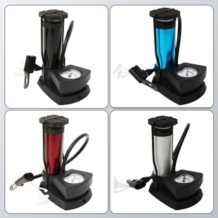 打气管厂家批发脚踩打气筒小型高压充气泵迷你便携式 电动车打气筒