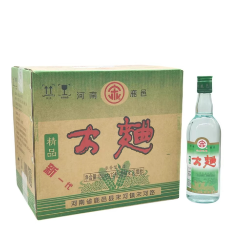 鹿邑大曲酒42度浓香型白酒450毫升12瓶整箱老牌宋河酒业