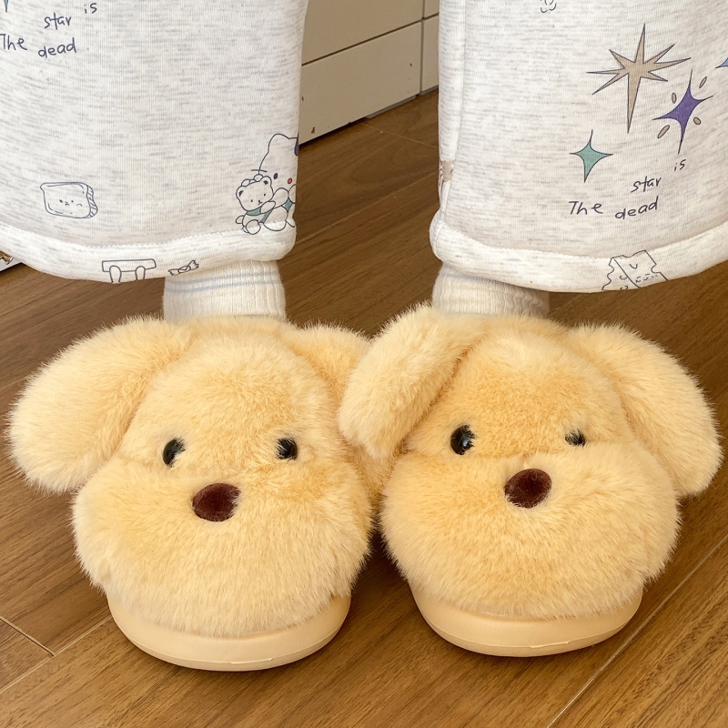 秋冬季情侣款EVA棉拖女居家外穿