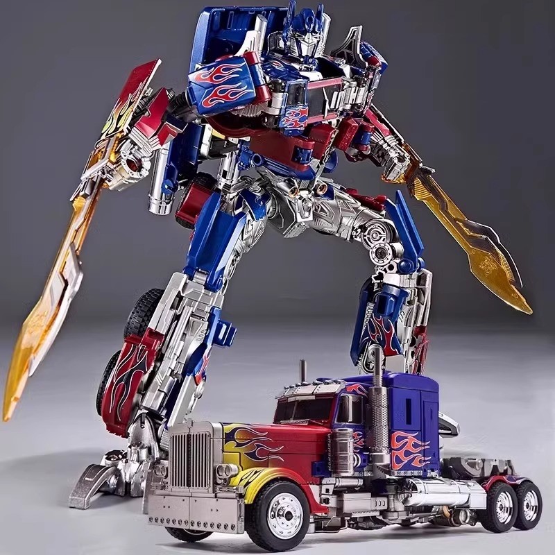 变形玩具5金刚擎天之柱正版大黄蜂变型合金版男孩模型机器人汽车