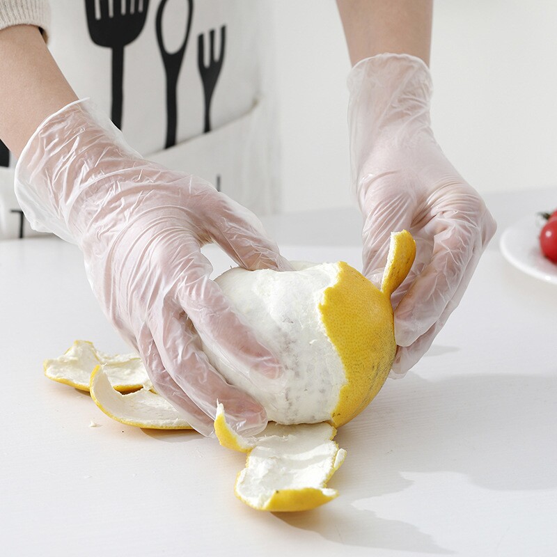 一次性pvc手套加厚防水多用途医工作手膜洗碗美家用防油污食品级